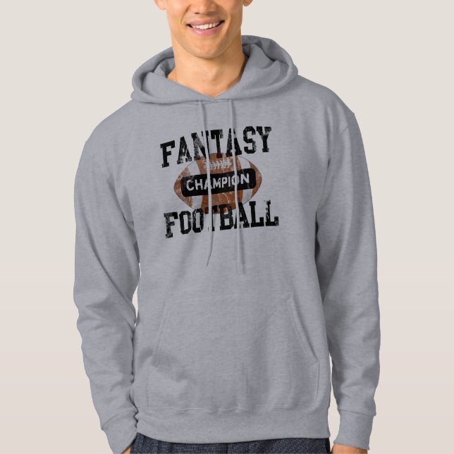 Veste À Capuche T-shirt du football d'imaginaire (Devant)