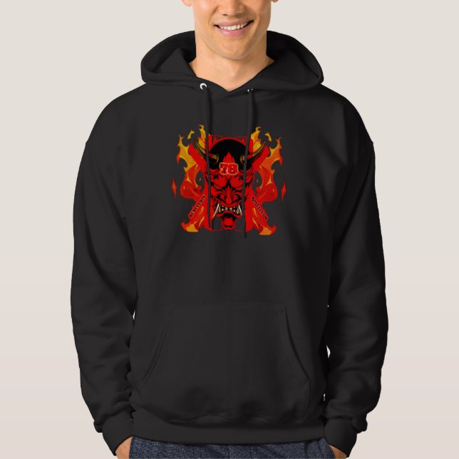 Veste À Capuche T-Shirt Evil Samurai  (Devant)