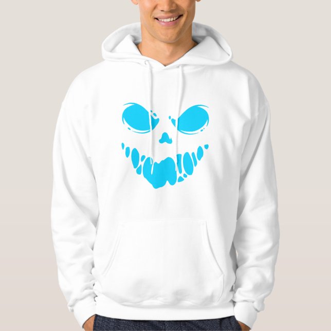 Veste À Capuche T-shirt Face Horreur fantôme (Devant)