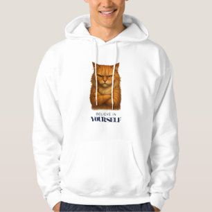 Veste À Capuche T-shirt Feline Confidence