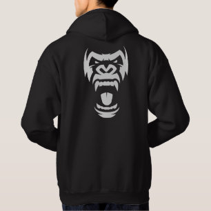 Veste À Capuche T-Shirt Gorilla Gym, Humeur de Bête de Sport, Fitn