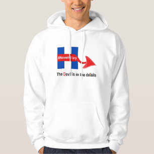 Veste À Capuche T-shirt Jamais Hillary Devil Détails