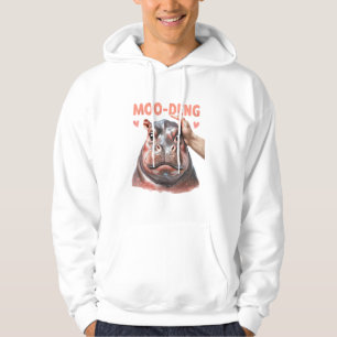 Veste À Capuche T-shirt mignon Moo Deng