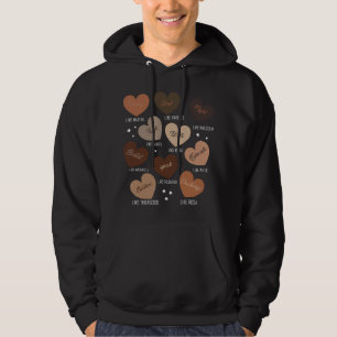 Veste À Capuche T-Shirt-Mois de l'histoire des Noirs 100 Ans