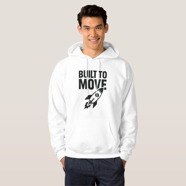 Veste À Capuche T-shirt pour le déplacement (Devant entier)