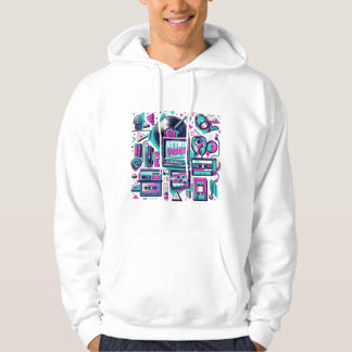 Veste À Capuche T-shirt Vibes rétro années 90