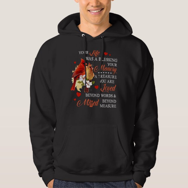 Veste À Capuche Ta Vie Était Une Bénédiction (Devant)