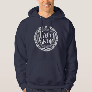 Veste À Capuche Taco Snob - amant amusant du taco
