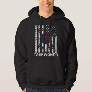 Veste À Capuche Taekwondo Corée Martial Arts Training Drapeau coré