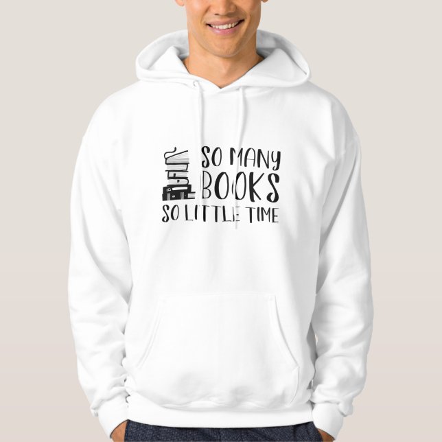 Veste À Capuche Tant De Livres Si Peu De Temps (Devant)