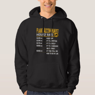Veste À Capuche Taux horaire d'accompagnateur de piano   Pianiste 