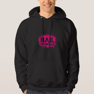 Veste À Capuche Technicien Nail Tech Artiste Manicuriste 3
