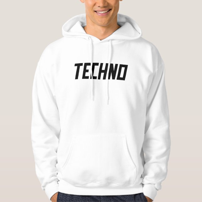 VESTE À CAPUCHE TECHNO (Devant)