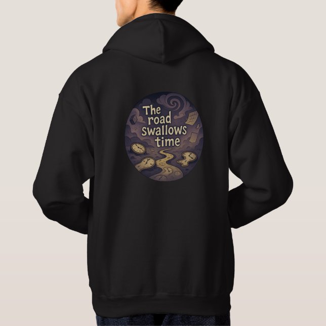 Veste À Capuche TeeT-Shirt graphique en temps surréel (Dos)