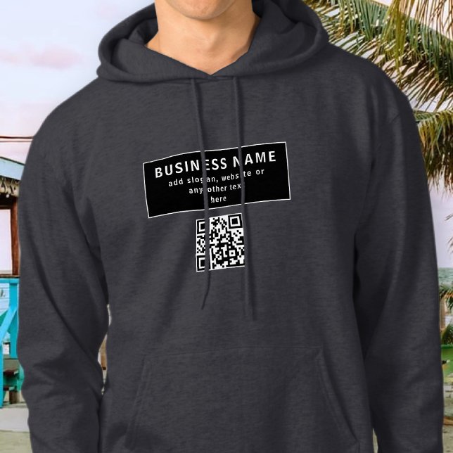 Veste À Capuche Télécharger le code QR ou le logo | Moderne (Créateur téléchargé)