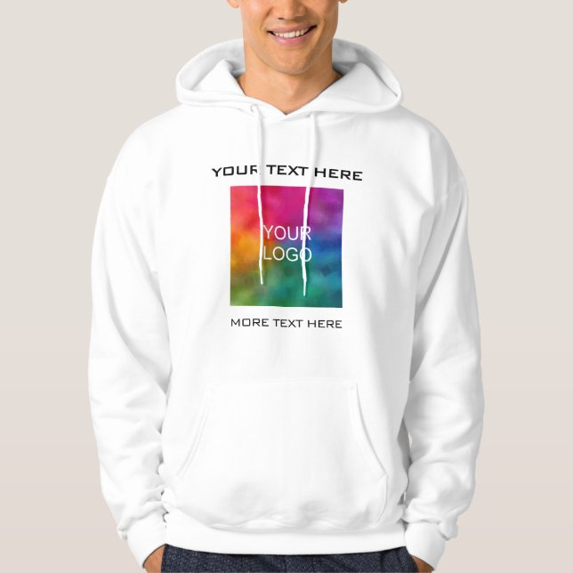 Veste À Capuche Télécharger Le Logo Professionnel Ici Mens Créer V (Devant)