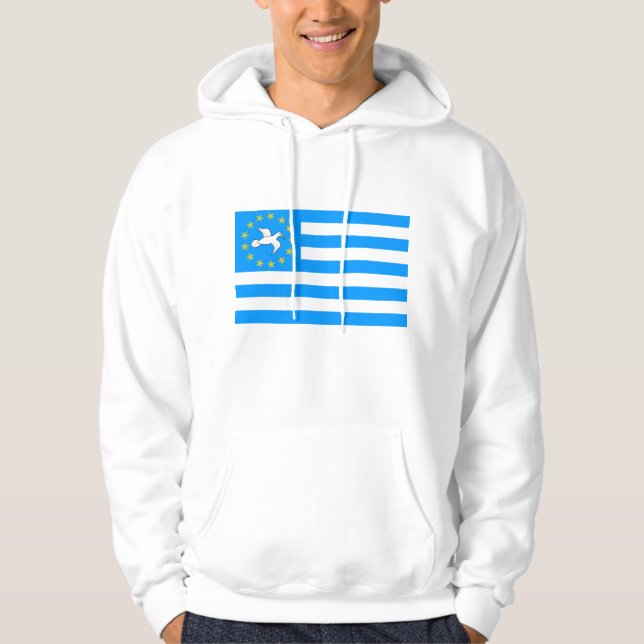 Veste À Capuche Terre d'Ambazonia - d'Amba - drapeau de Cameroons (Devant)