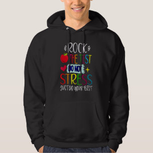 Veste À Capuche Test Day Rock The Test Teacher Test Day