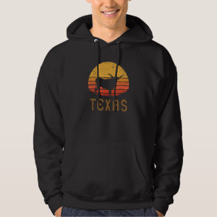 Veste À Capuche Texas Retro Longhorn Cattle Vintage Texan Lone Sta