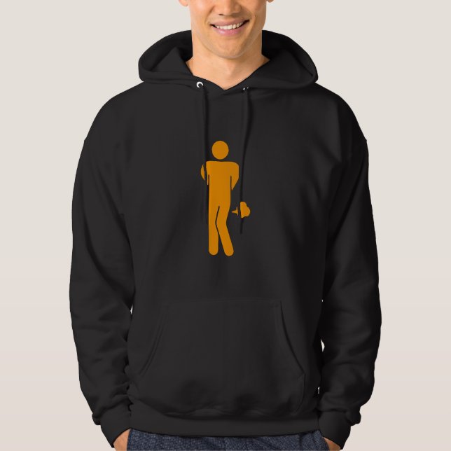 Veste À Capuche THAÏE NOURRITURE PEUT ÊTRE ÉPICÉE ⚠ Drôle Signe :  (Devant)