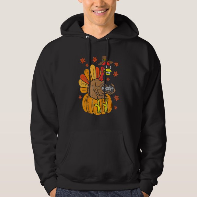 Veste À Capuche Thanksgiving Game Controller Thanksgiving  Boys Ga (Devant)