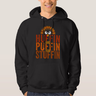 Veste À Capuche Thanksgiving Run Turkey Trot Huffin and Puffin for