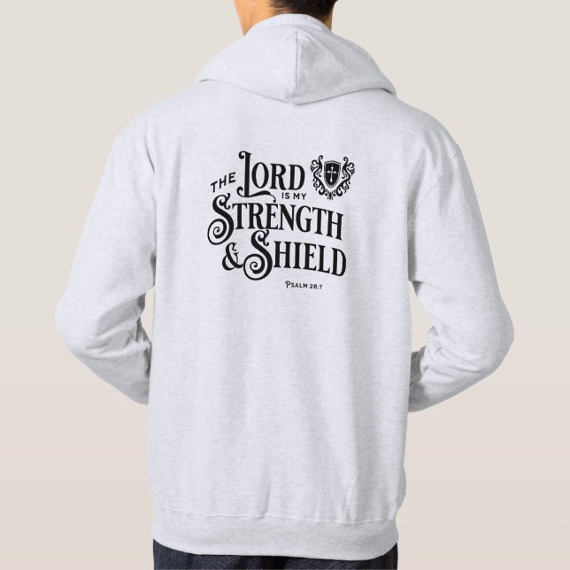Veste À Capuche The Lord is my Strength & Shield Royalty  (Dos)