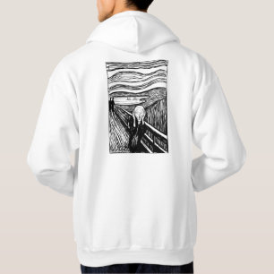 Veste À Capuche The Scream de Munch – Ligne d'art personnalisée en