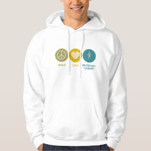 Veste À Capuche Thérapie respiratoire d'amour de paix