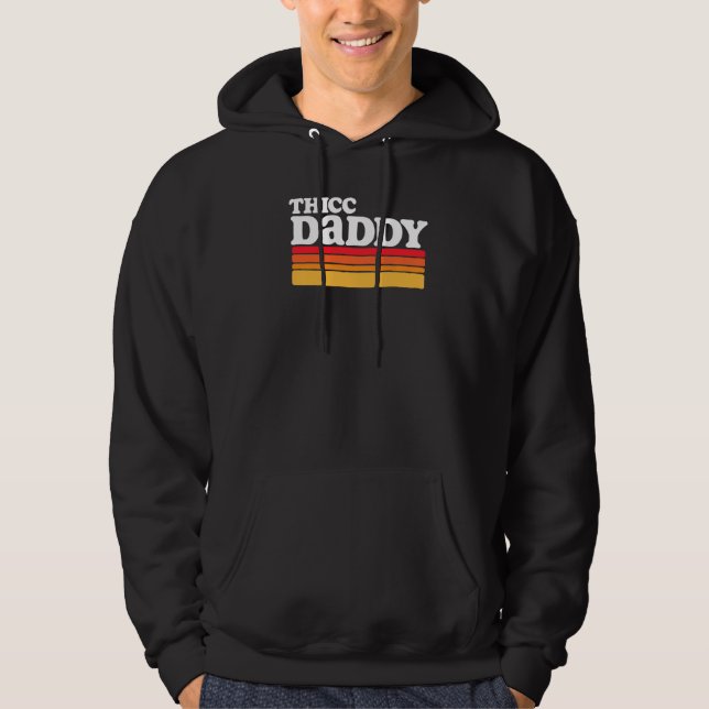 Veste À Capuche Thicc Daddy Retro Big Dude (Devant)