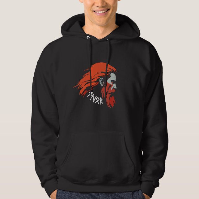 Veste À Capuche Thor le Tout-Puissant - Mythologie Norse (Devant)