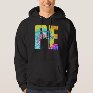Veste À Capuche Tie Dye Pe Enseignant Éducation Physique Premier J