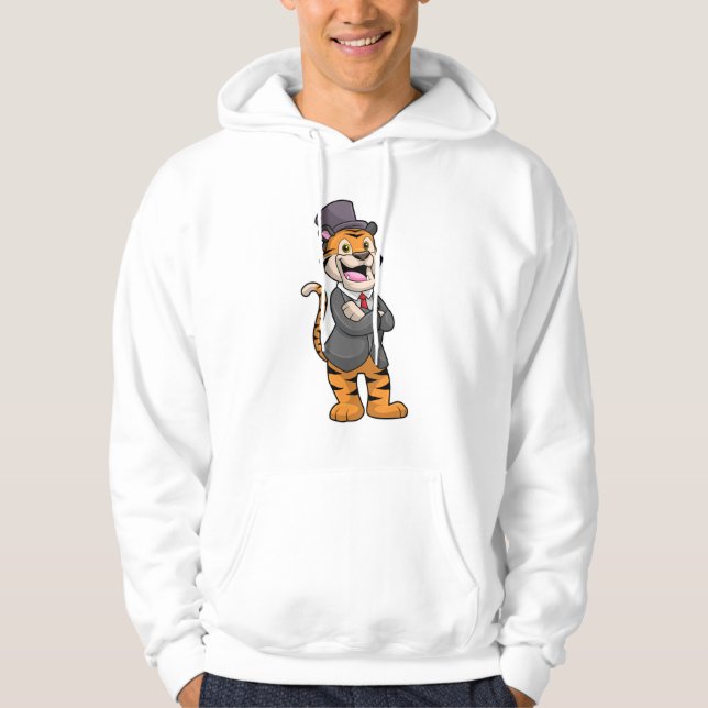 Veste À Capuche Tiger comme chambre avec veste et Casquette (Devant)