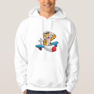 Veste À Capuche Tiger comme pilote dans l'avion
