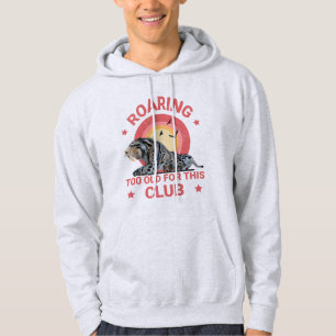 Veste À Capuche Tigre à dents de sabre drôle trop vieux humour de 