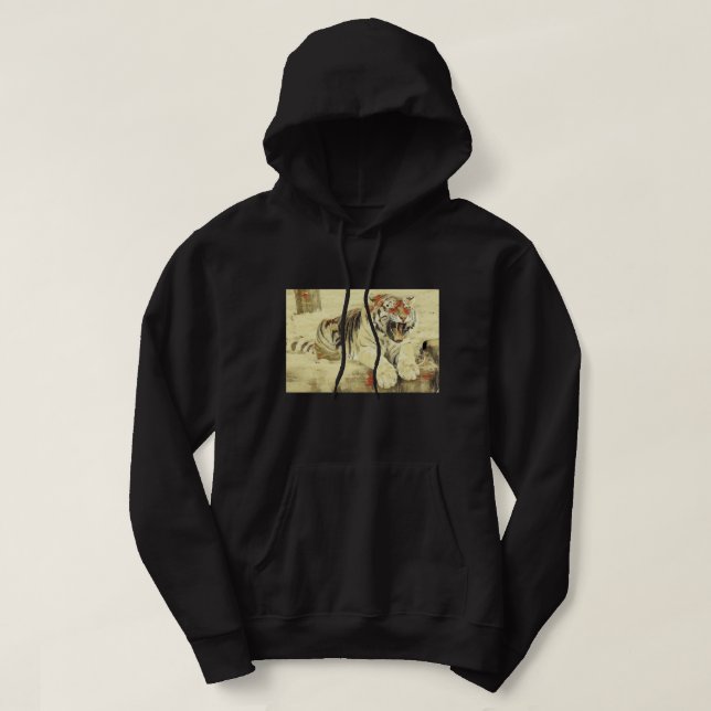 Veste À Capuche Tigre Art Peinture Esthétique Abstraite. Parfait d (Design devant)