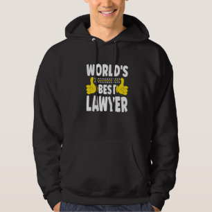 Veste À Capuche Titre de poste d'avocat le meilleur au monde Prof
