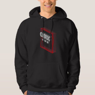 Veste À Capuche Titre de poste de clerc Appréciation Rétro