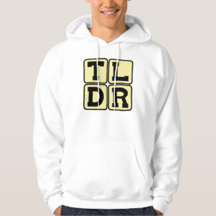 Veste À Capuche TLDR Trop Long N'a Pas Été Lu TL;DR Acronyme Inter