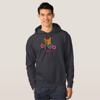 Veste À Capuche TNR Vibes Sauvetage de Chat Unisexe à Capuche