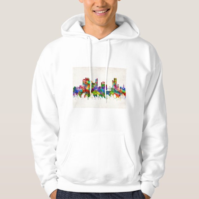 Veste À Capuche Toledo Ohio Skyline (Devant)