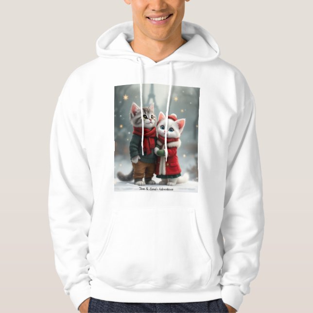 Veste À Capuche Tom & Luna’s Adventures – Snowy Walk Winter Hoodie (Devant)