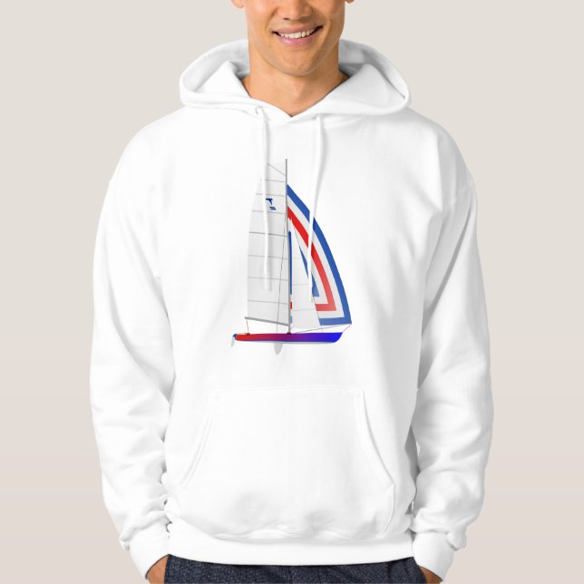 Veste À Capuche Tornade emballant la classe olympique d'onedesign (Devant)