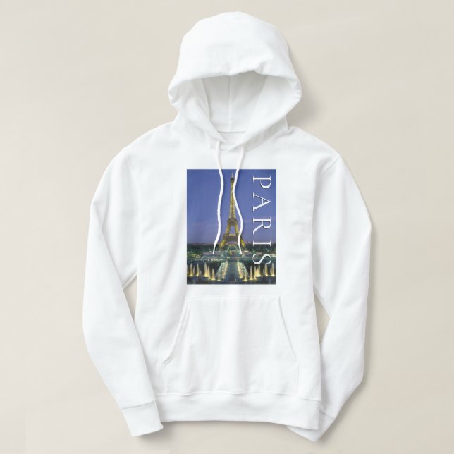 Veste À Capuche Tour Eiffel | Paris, France (Design devant)
