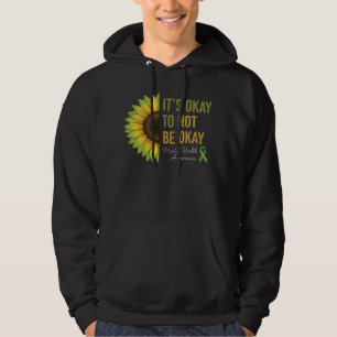Veste À Capuche Tournesol de sensibilisation à la santé mentale
