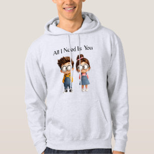 Veste À Capuche Tout ce dont j'ai besoin c'est toi Joli garçon e