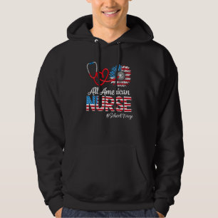 Veste À Capuche Toute l'école américaine infirmière Sunflower Patr