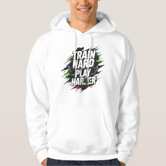 Veste À Capuche Train Hard Play Harder Basketball T-shirt