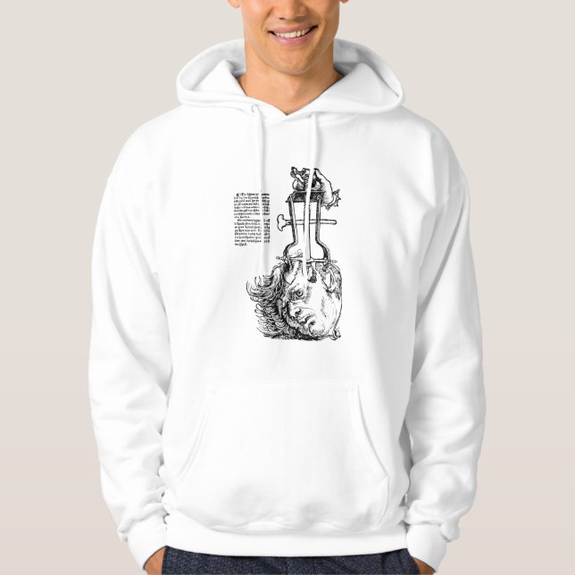 Veste À Capuche Trephination d'illustration Médicale antique (Devant)