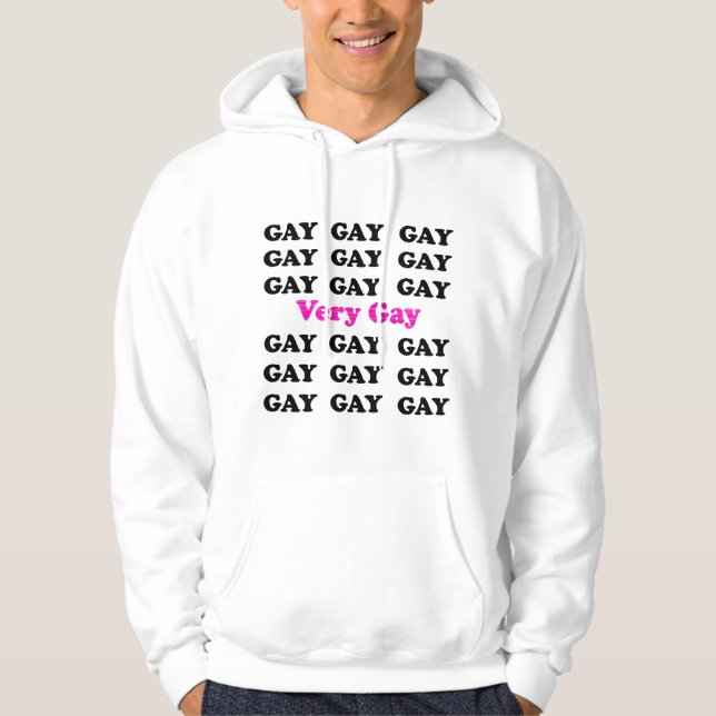 Veste À Capuche Très gay (Devant)